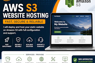 host your static website on amazon s3