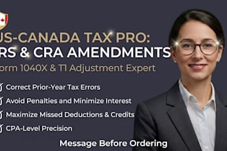 file your irs 1040x tax amendment or cra t1 adjustment expertly