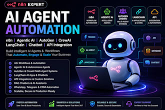create n8n agentic ai agent n8n workflow autogen crewai chatbot langchain n8napi