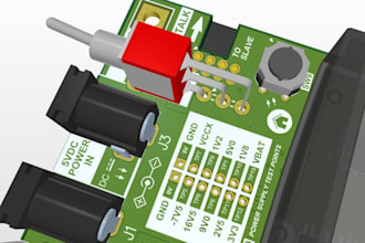 design pcb, schematics, guitar pedal and synthesizer module pcb