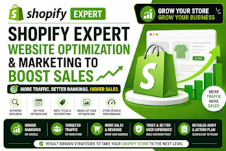 do shopify seo, shopify expert, google ranking, shopify marketing to boost sales