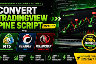 translate tradingview pine script strategy to mt5, ctrader and ninjatrader bot