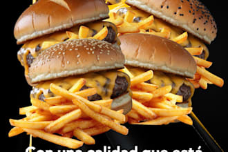 design eyecatching fast food posters and restaurant flyers