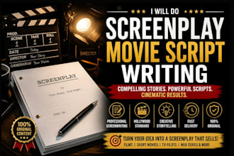 do screenplay, movie script writing, script writing, screenwriting, movie script