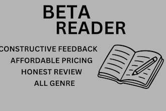 beta read your manuscript and give detailed feedback on romance and fantasy