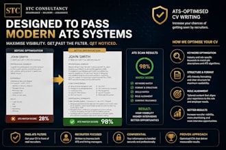 create an ats optimised cyber security or defence CV