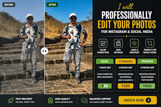 professionally edit your photos for instagram
