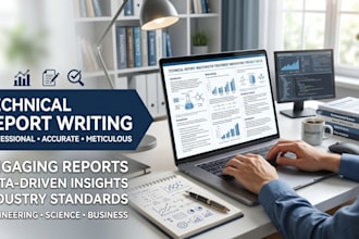 write a professional technical report for engineering or academic use