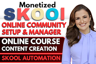 skool online course creation, migrate course content, skool video course upload