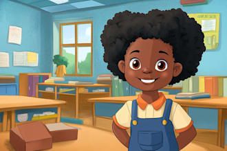 create expert children book illustration