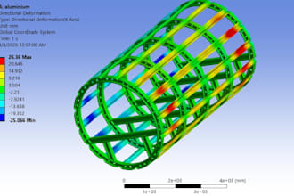 do fea,stuctural,thermal,cfd,cfx simulation projects by using ansys software