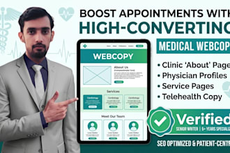 write medical web copy for your healthcare website