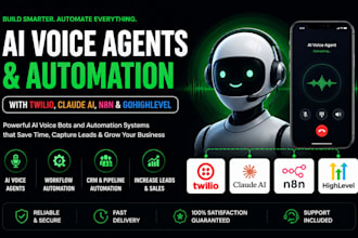 build ai voice agents and automation with twilio claude ai n8n and gohighlevel