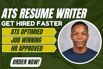 professionally write federal resume, ats CV and cover letter