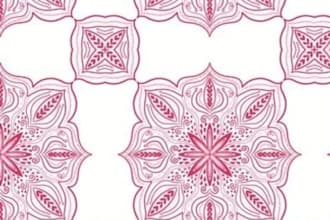 design an intricate, seamless medallion pattern for your brand
