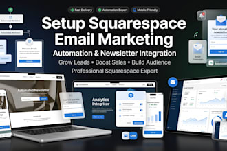 setup squarespace email marketing automation and newsletter integration