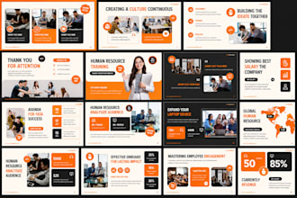 design interactive webinar slide, educational presentation for course, training