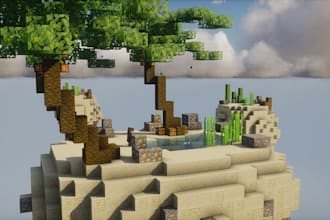 a custom minecraft build