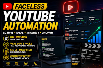 create faceless youtube automation videos and scripts