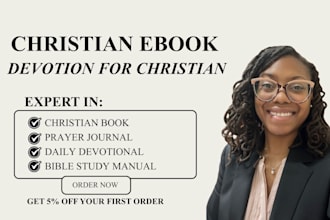 write christian ebook daily devotional prayer journal for amazon KDP