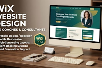design a wix website for coaches and consultants