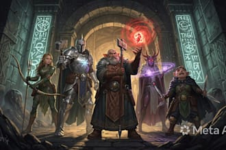 do fanatsy character art for you