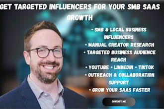 source tech influencers to promote your smb or local business saas