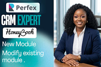 do perfex CRM module development, customization, honeybook CRM setup