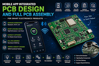 mobile app integrated pcb design and full pcb assembly for smart electronics