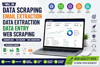 do email extractor, web scraping, data entry, data typing