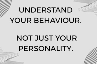 help you understand your personality and behaviour patterns through temperament