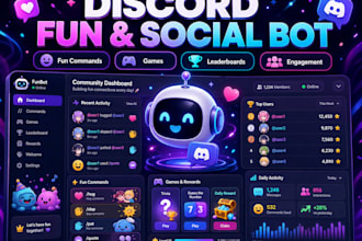 create a discord social bot