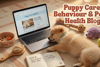 write a professional dog training and pet care blog
