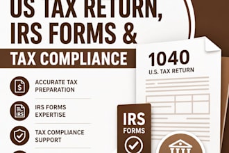 file your US tax return, irs forms and tax compliance