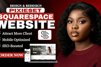 do pixieset squarespace website design