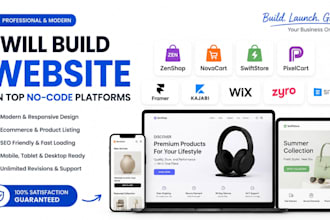 build zenshop novacart swiftstore site123 kajabi framer pixelcart wix website