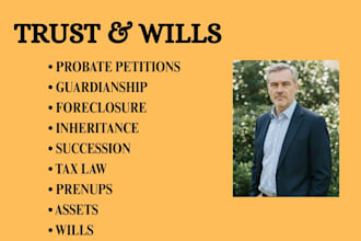 draft a customized revocable or irrevocable trust for estate planning and asset