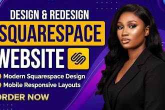 design squarespace website redesign squarespace seo landing page website develop