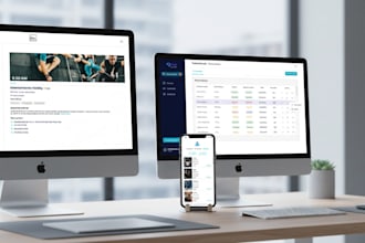 design modern saas and ai web app UI UX in figma