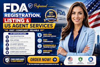 provide fda registration, listing and us agent services