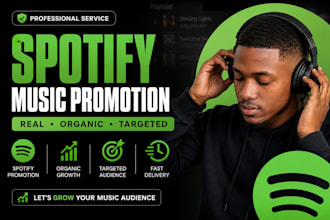 do organic spotify music promotion and music marketing