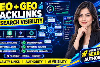 build manual SEO and GEO backlinks for ai search visibility