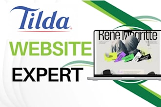 design tilda website redesign tilda website develop converting tilda website