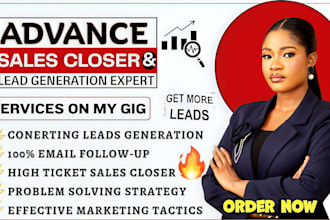 be high ticket sales closer, sales representatives leads to boost online sales