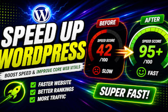 speed up wordpress website and improve core web vitals