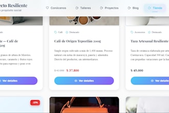 create a modern website and fast