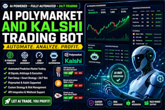 profitable ai polymarket bot, kalshi bot, trading bot, polymarket