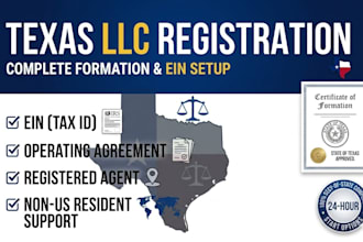do texas llc registration and llc formation with ein