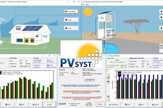 do pvsyst and pvsol and sketchup reports