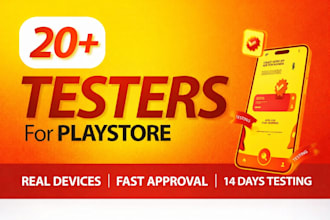 provide 12 app testers 12 testers 20 testers 12 testers google play 20 testers